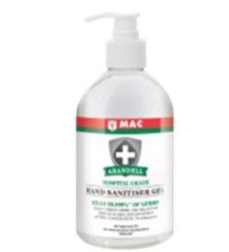 MAC ARANDELL HOSPITAL GRADE HAND SANITISER GEL 500ML PUMP