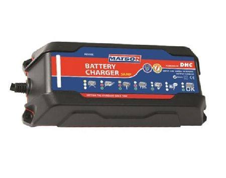 Buy MATSON 12V 5A WATERPROOF SMART BATTERY CHARGER in NZ. 