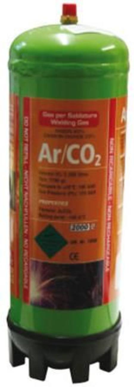 MAXXILINE DISPOSABLE 80% ARGON - 20% CO2 GAS BOTTLE 2.2LTR CAPACITY