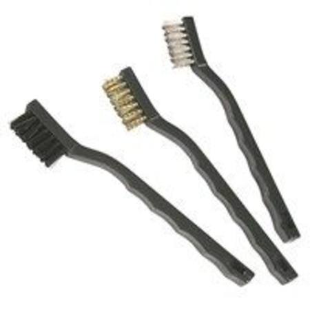 MINIATURE WIRE BRUSH SET 3pc