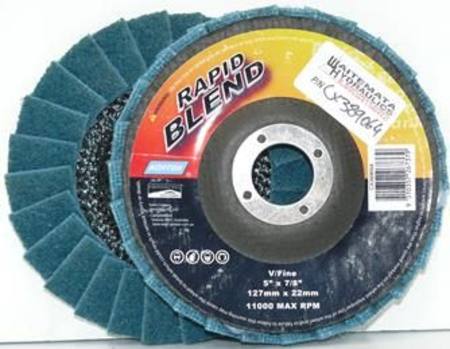 Buy 125mm RAPID BLEND VERY FINE SURFACE CONDITIONING FLAP DISC (BLUE) in NZ. 