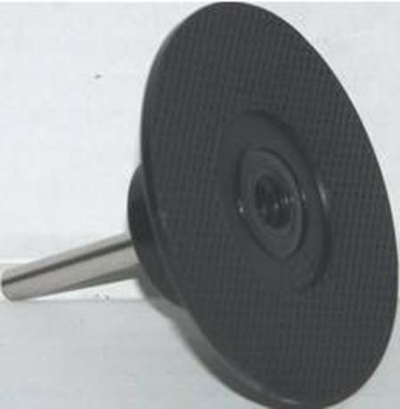 QUICK-LOK 75mm RUBBER BACKING PAD 6mm SHAFT