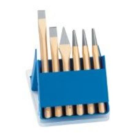 RENNSTEIG 6pc CHISEL TAPER & CENTRE PUNCH SET