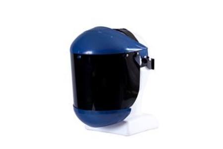 Buy SAFE-T-TEC FACESHIELD WITH CHIN GUARD DARK SHADE #5 VISOR in NZ. 