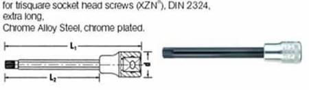 STAHLWILLE 3054X M10 x 1/2"dr x 140mm LONG MULTI SPLINE XZN SOCKET