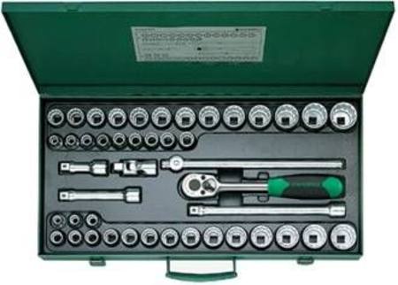 STAHLWILLE 50ma/39/6N 1/2"dr SOCKET SET.10-34mm.3/8-1.1/4.