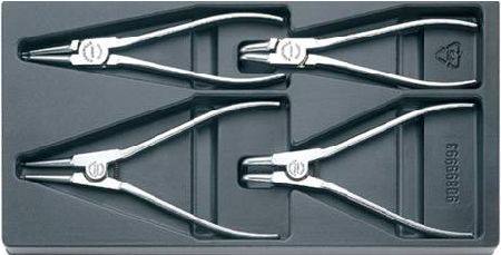 STAHLWILLE 6702 4pc CIRCLIP PLIER SET