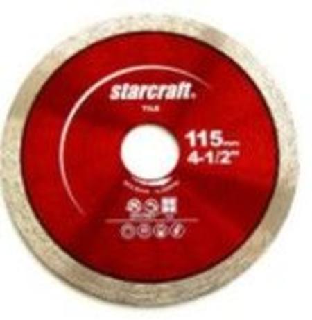 Buy STARCRAFT 115 x 1.6 x 22mm HOT PRESSED CONTINUOUS RIM  DIAMOND BLADE in NZ. 