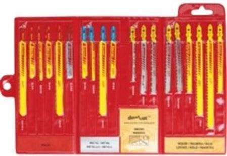 STARRETT 19pc JIGSAW BLADE SET IN POUCH