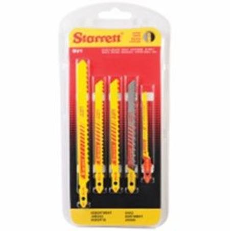 Buy STARRETT 5pc BI METAL JIGSAW BLADE KIT WOOD CUTTING in NZ. 