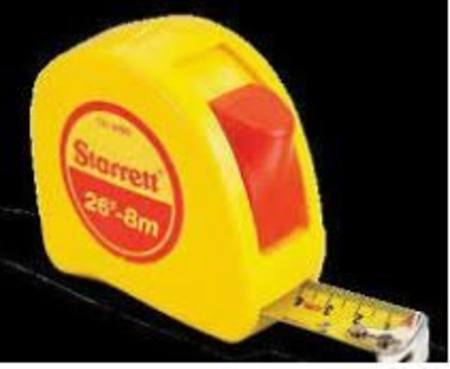 STARRETT 8 METRE METRIC TAPE MEASURE TAPE