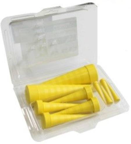 10PC MIXBOX SERVICE YELLOW PLUG COMBINATION KIT FOR HOSES AND FITTINGS