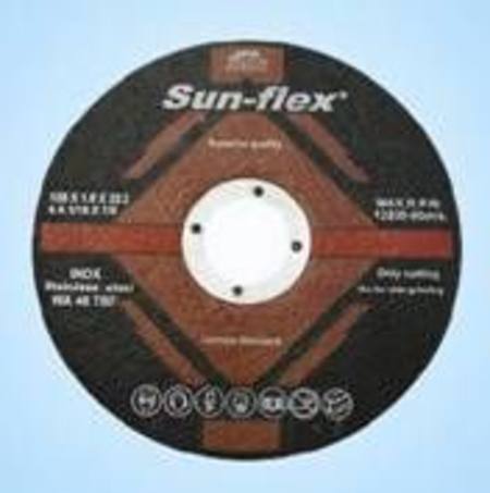 Buy SUN-FLEX INOX IRON FREE METAL CUT OFF DISC 100 x 1.2 x 16mm 10 PACK TIN in NZ. 