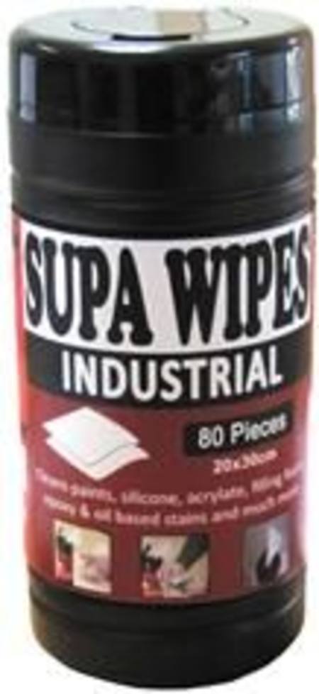 Buy SUPA WIPES INDUSTRIAL XL 80 PACK in NZ.