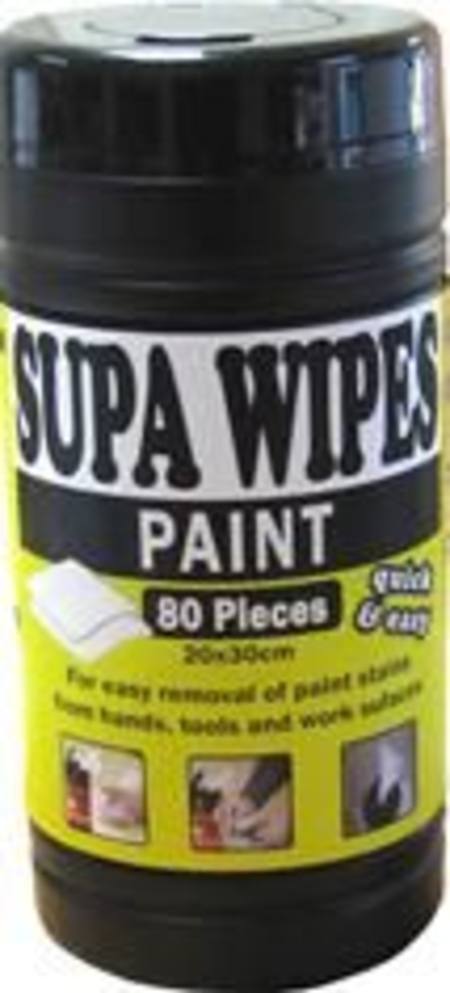 Buy SUPA WIPES PAINT XL 80 PACK in NZ.