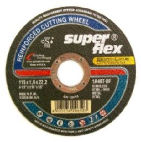 SUPER FLEX 115 X 1.0 X 22mm A46T INOX CUT OFF DISC 25 PACK