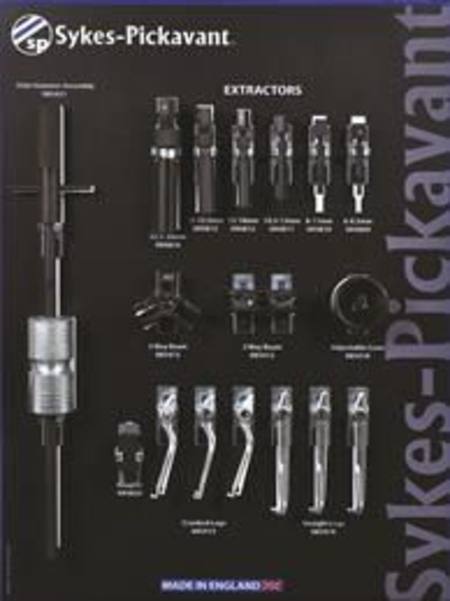 SYKES PICKAVANT SLIDE HAMMER - SPLIT COLLECT EXTRACTOR PULLER BOARD