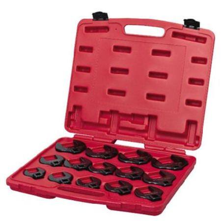 TOLEDO 14pc 1/2dr METRIC CROW FOOT WRENCH SET