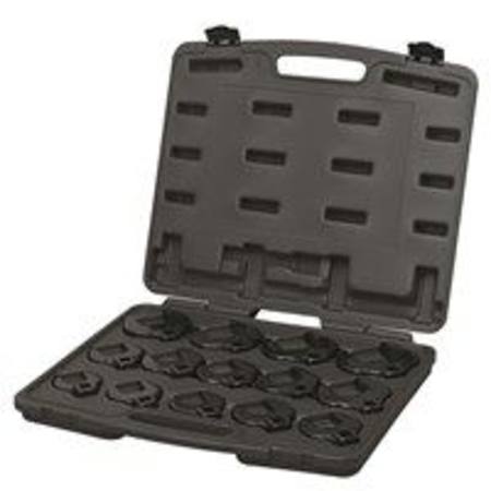 TOLEDO 3/8"DR 12PC METRIC FLARED CROWSFOOT SET