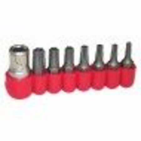 Buy TOLEDO 8pc 1/4"dr TAMPER PROOF TORX BITS in NZ. 