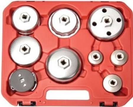 TOLEDO 9pc CUP STYLE OIL FILTER WRENCH SET