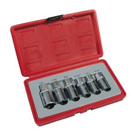 TOLEDO SAE 6pc ROLLER TYPE STUD REMOVER SET