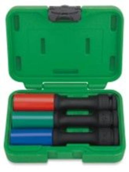 Buy TOPTUL 1/2"DR 3PC THIN WALL IMPACT EXTRA LONG 150MM SOCKET SET in NZ. 