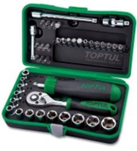 TOPTUL 1/4"dr 41pc SOCKET SET