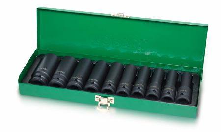 Buy TOPTUL 10PC 1/2"DR 10-24MM DEEP IMPACT SOCKET SET in NZ. 