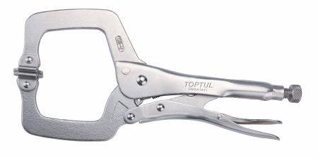 Buy TOPTUL 11" C CLAMP LOCKING PLIER WITH SWIVEL TIPS in NZ. 