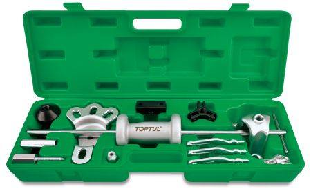 Buy TOPTUL 13PC SLIDE HAMMER HUB PULLER KIT in NZ. 