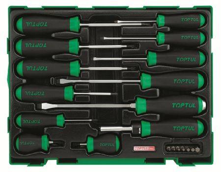 TOPTUL 20PC SCREWDRIVER SET