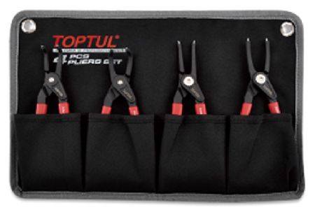 TOPTUL 4PC HEAVY DUTY CIRCLIP PLIER SET