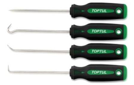 TOPTUL 4PC HOOK & PICK SET