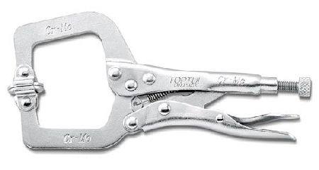 TOPTUL 6" C CLAMP LOCKING PLIER WITH SWIVEL TIPS