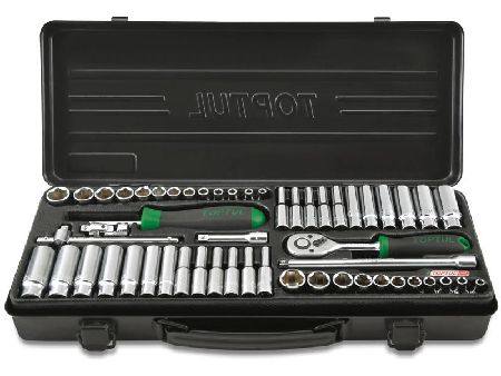 Buy TOPTUL SOCKET SET 1/4 DR. 54 PCE COMBINATION in NZ. 