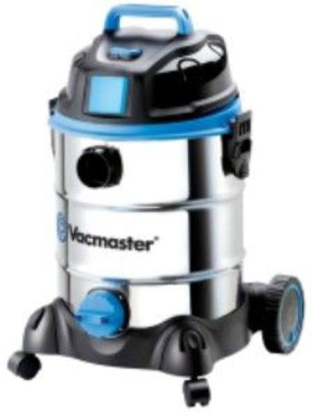 VACMASTER 1500W 30ltr STAINLESS STEEL WET & DRY VACUUM