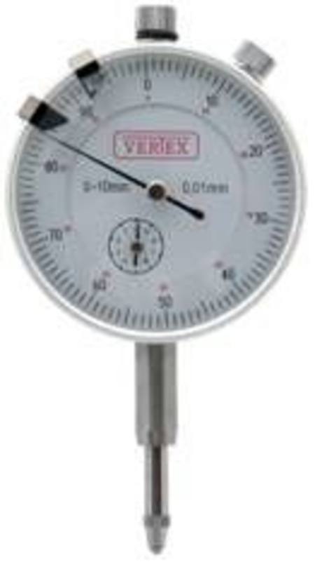 VERTEX 0-10mm DIAL GAUGE 0.01mm GRADUATIONS