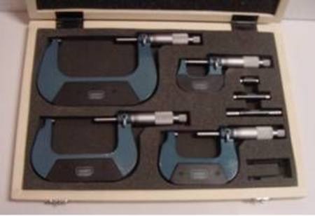 VERTEX 4pc MICROMETER SET 0-100mm