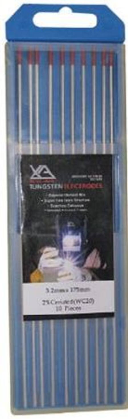 Buy WT20 TUNGSTEN ELECTRODES THORIATED 2.4mm x 175mm PKT 10 in NZ. 