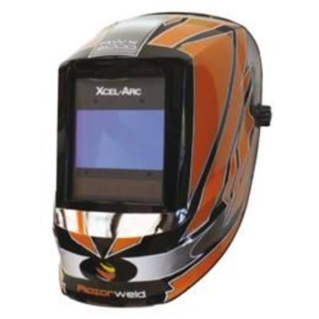 XCEL-ARC RAZORWELD RWX-5000 WIDE-VIEW WELDING HELMET WITH DIGITAL ADF TECHNOLOGY & GRAPHICS