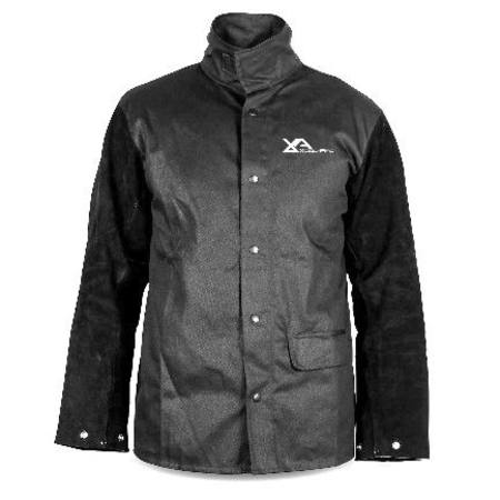 Buy XCEL-ARC WELDING JACKET PROBAN BODYLEATHER SLEEVES SIZE L in NZ. 