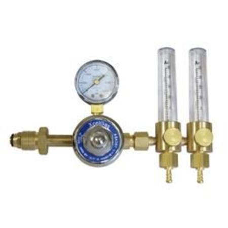 XcelGas ARGON TWIN FLOWMETER REGULATOR