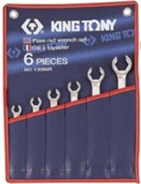 Buy ZZKING TONY 6pc IMPERIAL FLARE NUT WRENCH SET in NZ. 